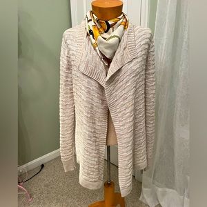 Ann Taylor knit drape front cardigan